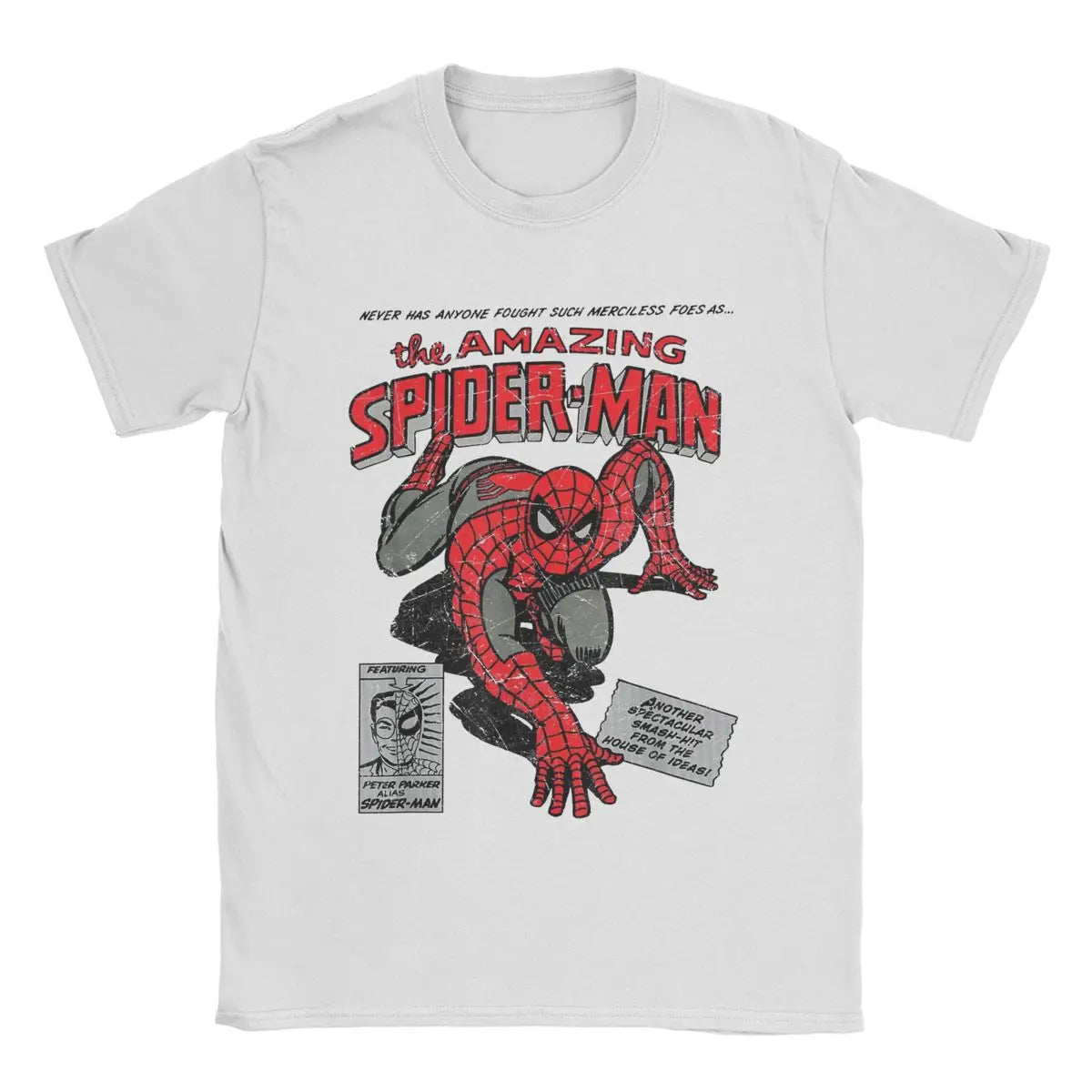 Spider-Man Spider-Man Movie Retro Comics Men's T-Shirt Creative T-Shirt Crew Neck T-Shirt Birthday Gift Top 3D Printed T-Shirt