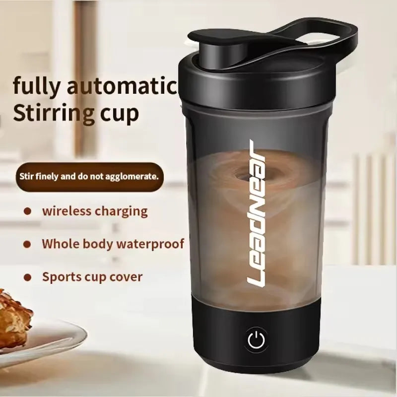New Women Men Self-Stirring Shaker Cup Bottles Gym Sports Protein Shakes Mixing Cups Outdoor Drinkware Automatic Stirring Cup