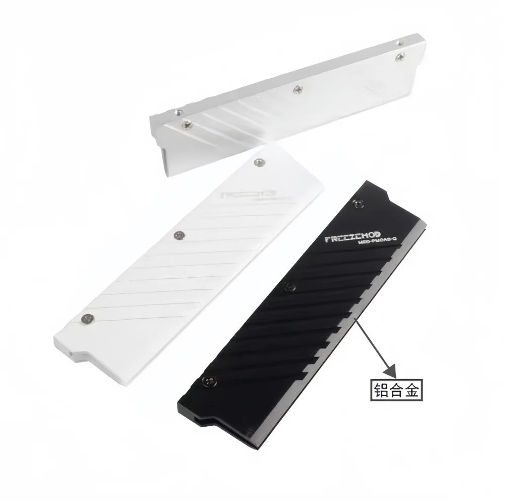 FREEZEMOD computer water cooler memory aluminum heat sink DDR5 memory vest. computer components , cooler ,2pcs/set .MEO-PM0AB-F