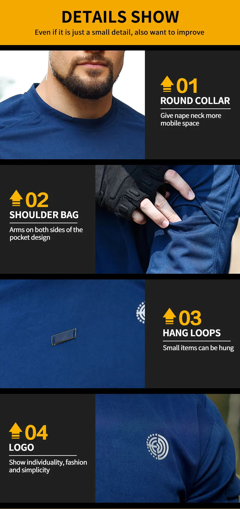 Tactical Shirt Airsoft T-shirts Men Clothing Quick Dry Outdoor Hiking Camping Combat Shirts Sports Trainning Hunting Outfit