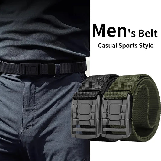 Tactical Waist Belt - Durable Automatic Buckle, Perfect for Outdoor Adventures, Unisex Accessories for Men and Women