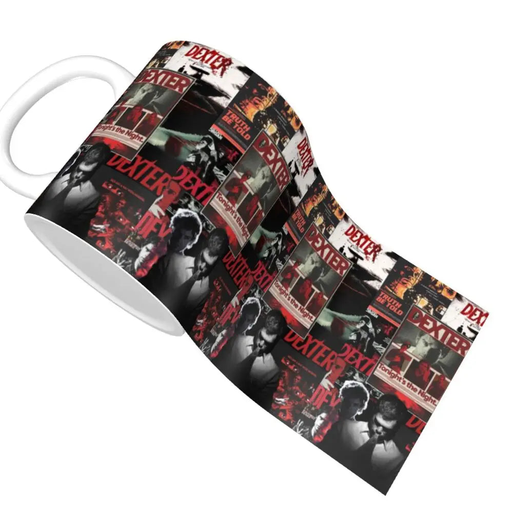 Customized Dexter Morgan Mugs DIY Movie Ceramic Milk Tea Coffee Cup