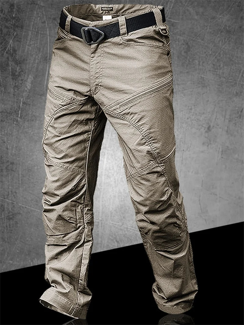 Tactical pants Men's slim-fit army fan training pants Waterproof spring and fall outdoor overalls assault pants