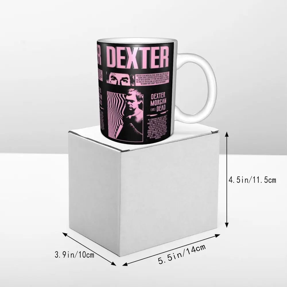 Customized Dexter Morgan Mugs DIY Movie Ceramic Milk Tea Coffee Cup