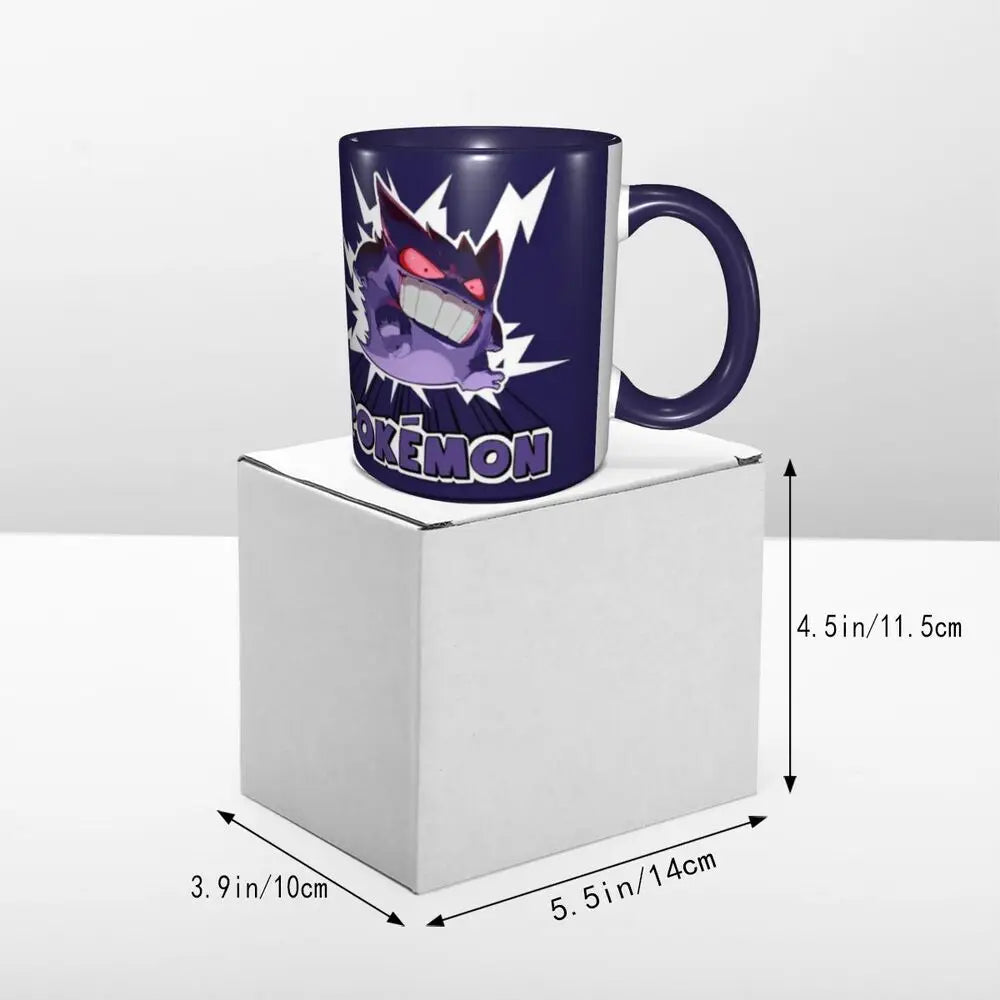 Pokemon Gengar Cartoon Mugs Cute Coffee Cup Gifts For Women Men