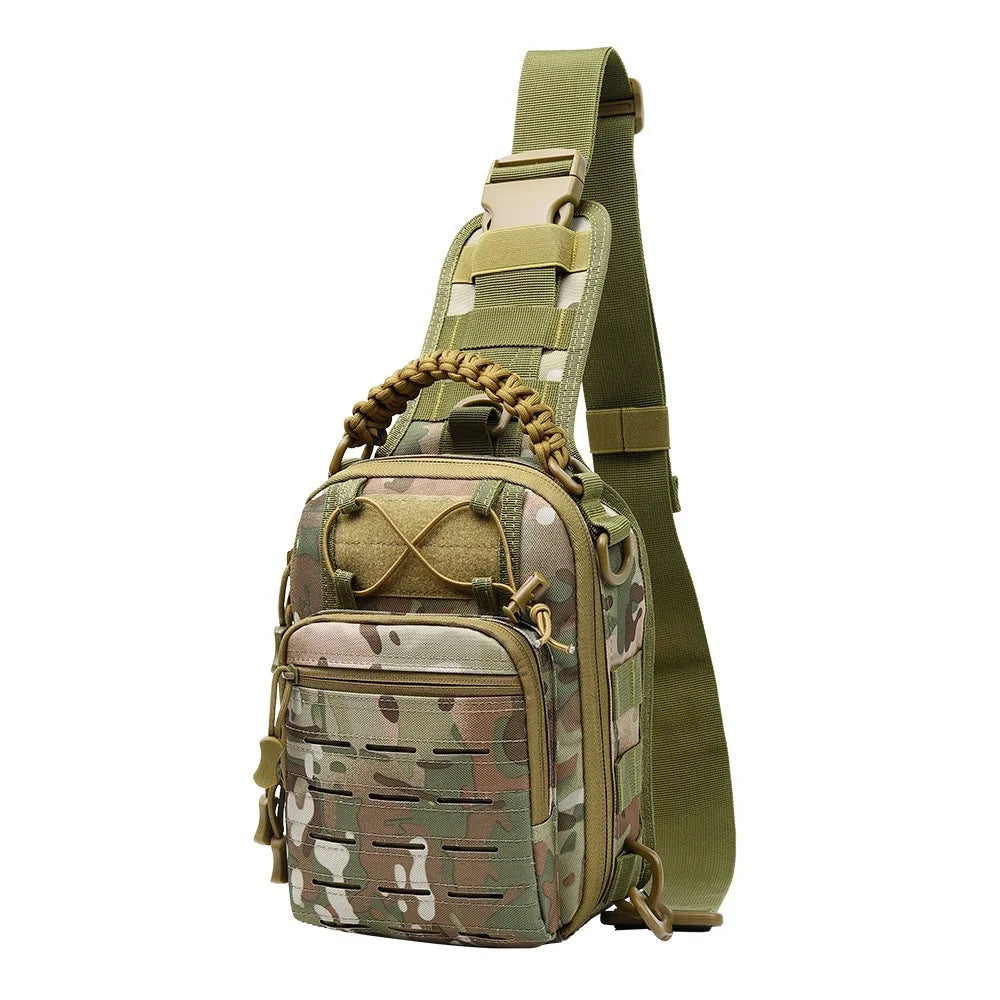 Tactical Chest Rig Pack for Men, Running Chest Bag with Front Loop Recon Chest Rigs for Hunting Outdoor EDC