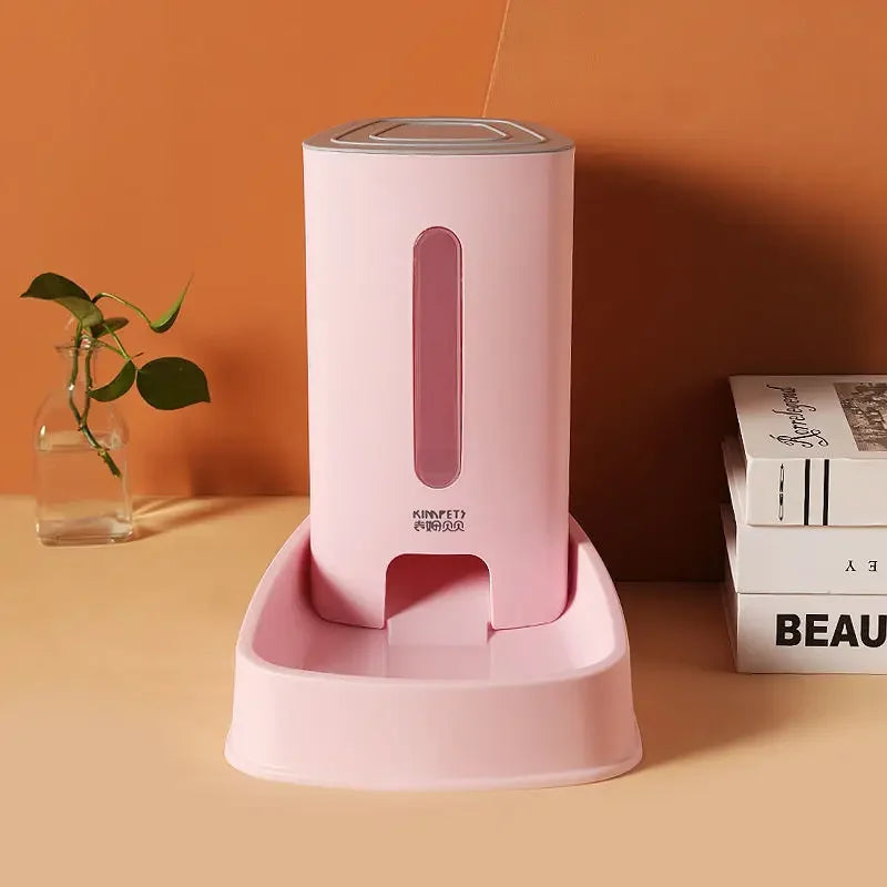 Pet Supplies, Large Capacity Water Dispenser, Automatic Feeder Drinking Water, Dry Wet Separation Food Container, Pet Cat
