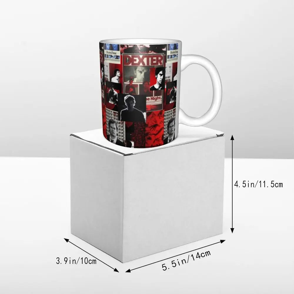 Customized Dexter Morgan Mugs DIY Movie Ceramic Milk Tea Coffee Cup
