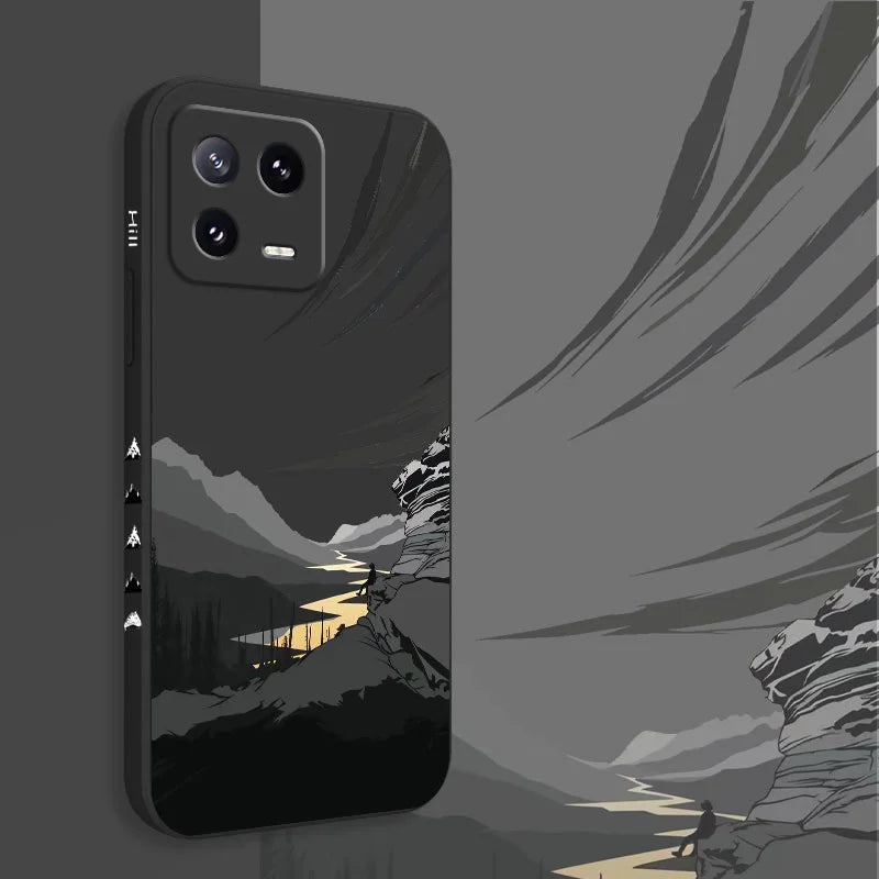 Relaxed Mind Phone Case For Xiaomi Mi 15 14 14T 13 13T 12 12X 12T  11 11T Ultra 10 10T 9 9T Pro Lite Liquid Silicone Cover