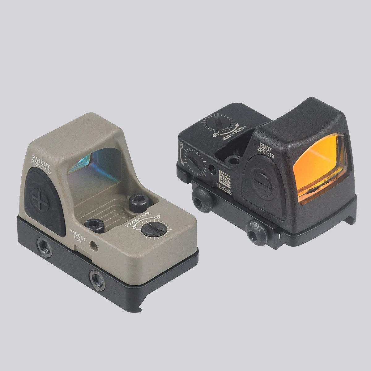 LAMBUL RM Red Dot Sight Metal Version SR MR Tactical Reflection Micro Pistol Tactical Optics Riflescope 20mmRail RMT Rifle Sight