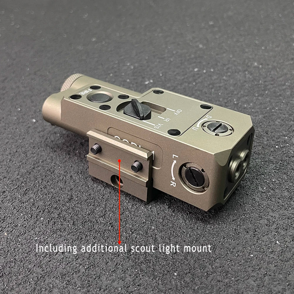 CQBL 1 Tactical Laser Sight Infrared Laser IR Aim Pointer Indicator w/ Remote Pressure Switch Fit 20mm Rail