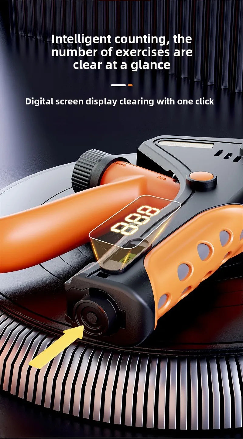 Grip Strengthener Strength Training Hand Exerciser Adjustable 10-120KG Fitness Unisex Finger Rehabilitation Training Hand Grip