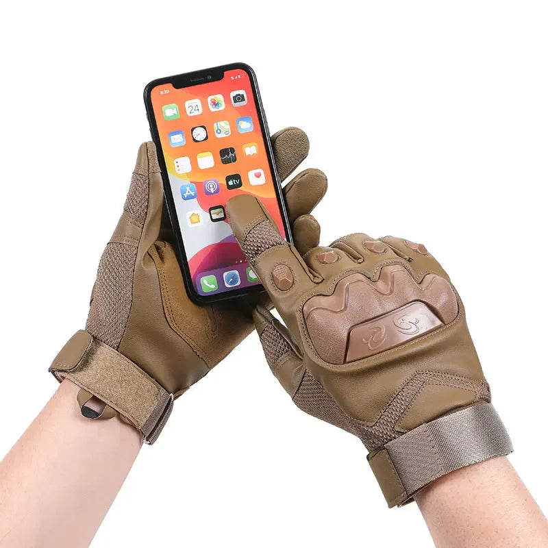 Tactical Gloves for Men's Outdoor Cycling Motorcycle Sports,anti Slip Windproof Wear-resistant Combat Protection Hunting Gloves