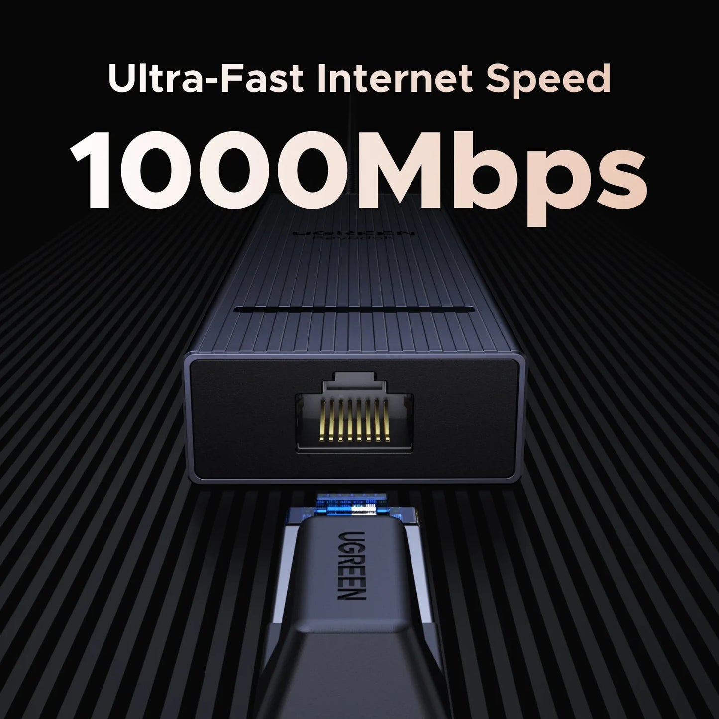 UGREEN 6 in 1 USB C HUB Gigabit Ethernet Adapter with 4K60Hz HDMI PD100W Charging 10Gbps USB A&C 3.2 Data Ports for Laptop iPad