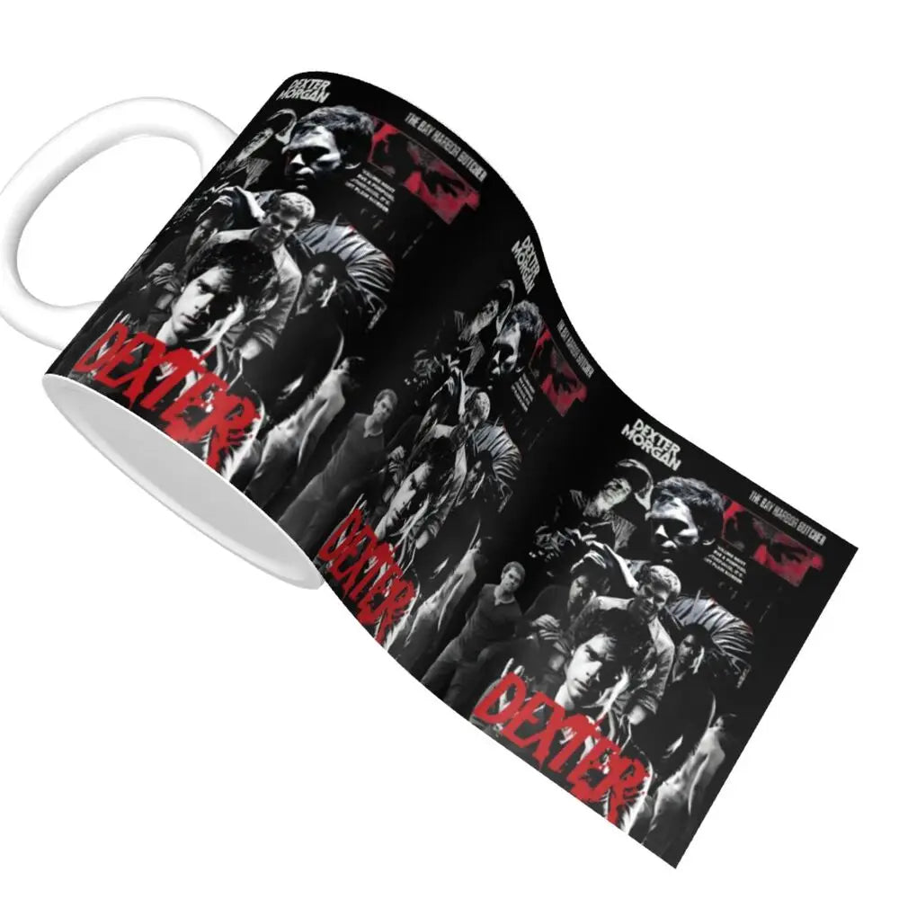 Customized Dexter Morgan Mugs DIY Movie Ceramic Milk Tea Coffee Cup