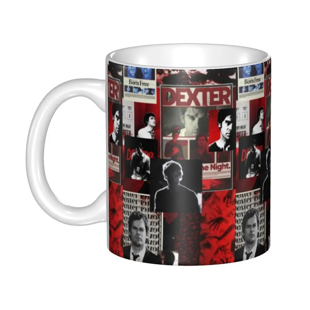 Customized Dexter Morgan Mugs DIY Movie Ceramic Milk Tea Coffee Cup