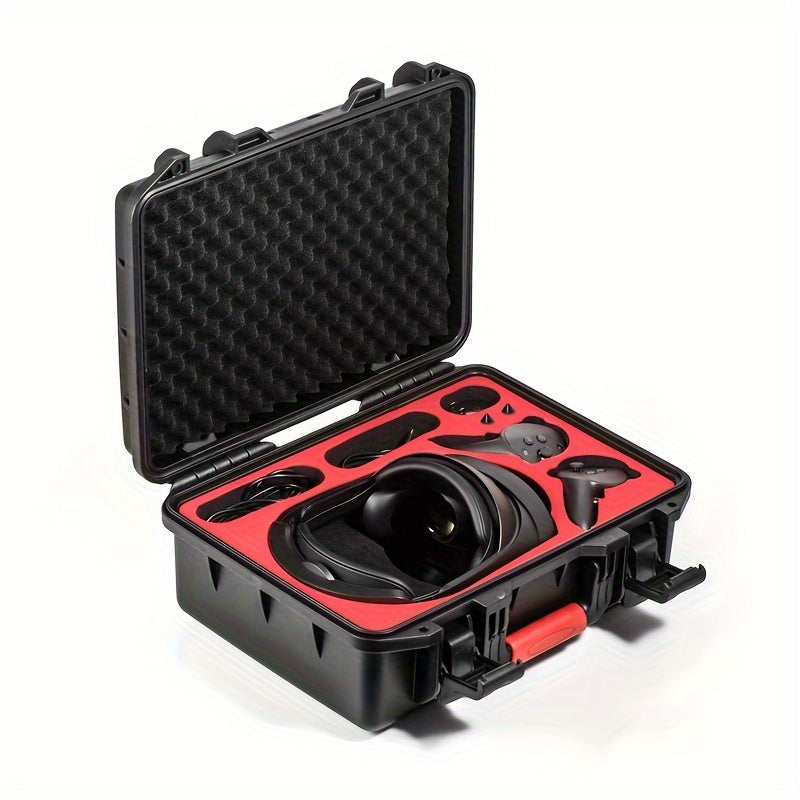 DEVASO Meta Quest Pro VR Headset Case - Durable ABS, Scratch-Resistant & Moisture-Proof with Comfort Grip Handle - Portable Storage Box for Accessories (Box Only)