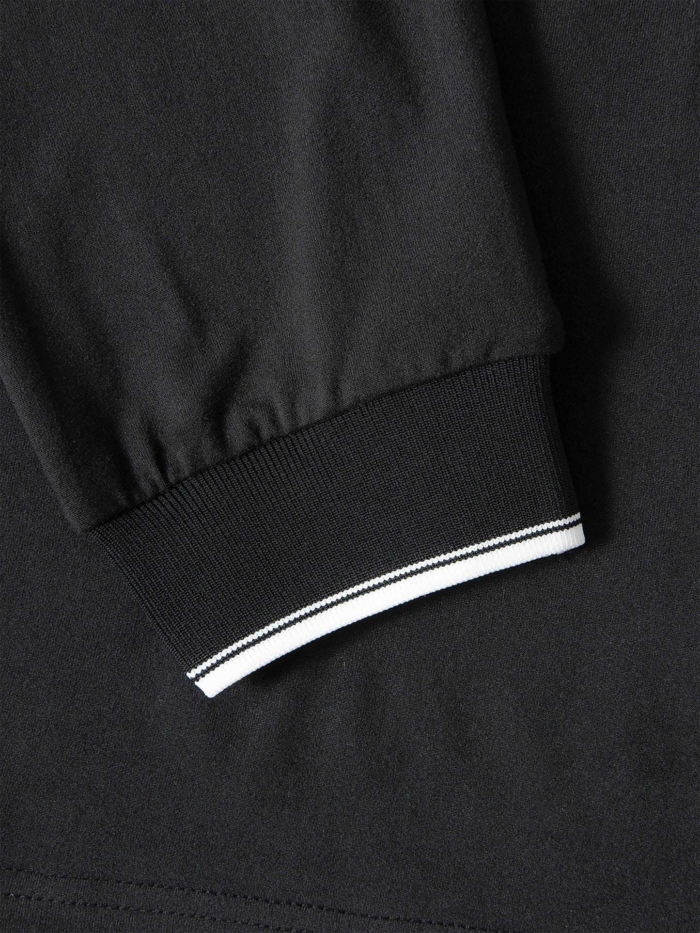 CHICAGO Print Men's Street Daily Long Sleeve High Stretch T-shirt, Spring Fall Outdoor, Men's Clothing