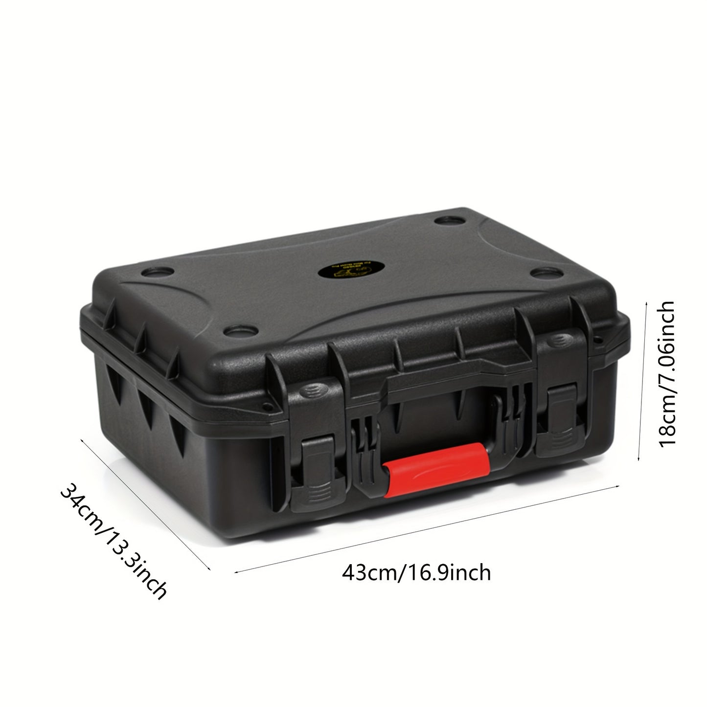 DEVASO Meta Quest Pro VR Headset Case - Durable ABS, Scratch-Resistant & Moisture-Proof with Comfort Grip Handle - Portable Storage Box for Accessories (Box Only)