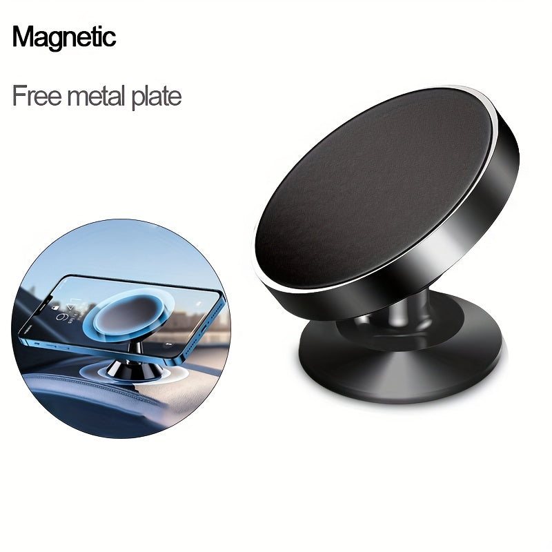 Upgrade Your Car With This Magnetic Phone Holder Stand - Perfect For IPhone 13, 12 & Samsung Redmi Xiaomi!