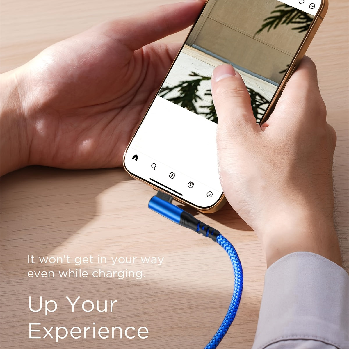 Type C Charger Fast Charging, Right Angle USB to USB C Cable Braided USBC Charger for Huawei Xiaomi RedMi Oppo Oneplus and More Smartphone