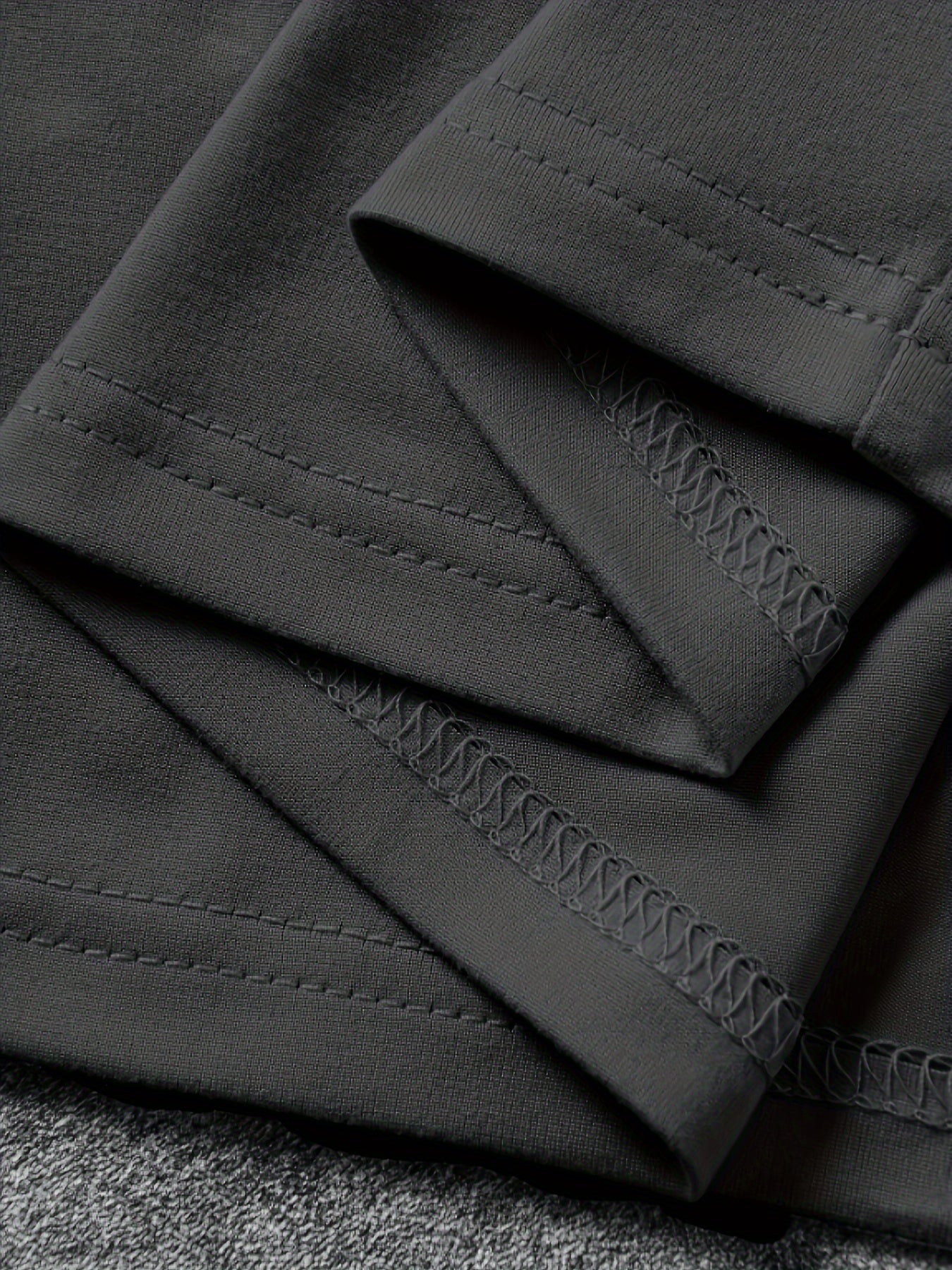 CHICAGO Print Men's Street Daily Long Sleeve High Stretch T-shirt, Spring Fall Outdoor, Men's Clothing